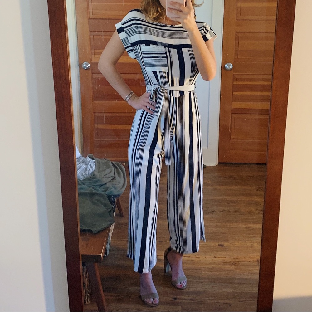 Striped Jumpsuit